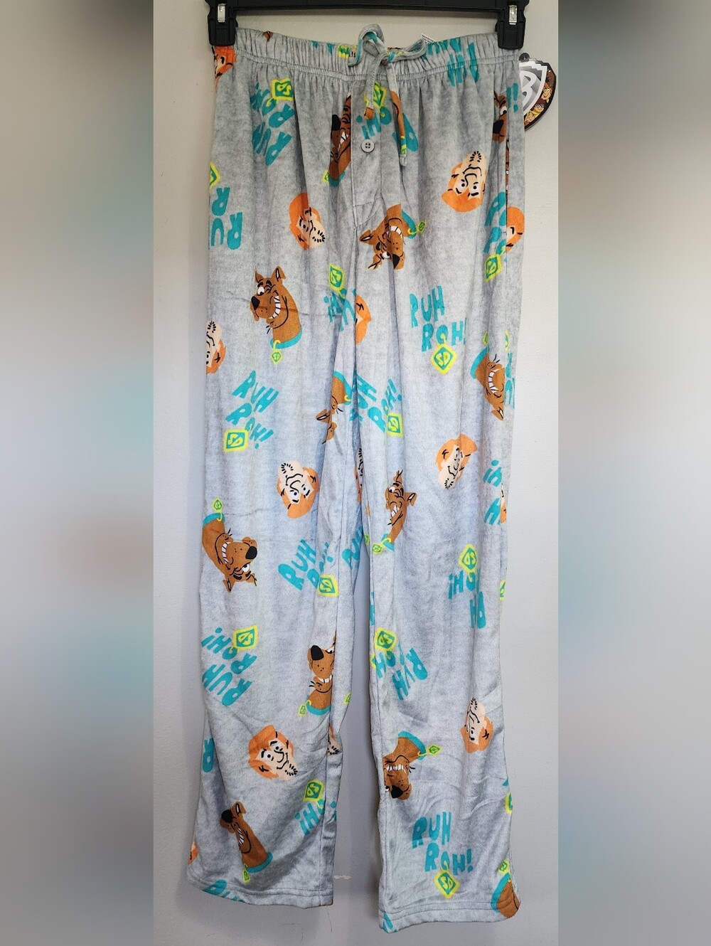 NEW Scooby-Doo shaggy ruh roh super soft fleece Pajama sleep Pant size SMALL